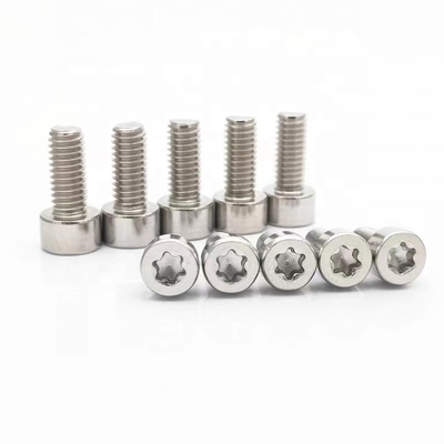 CNC Machined Stainless Steel Screws with 0.02mm Tolerance